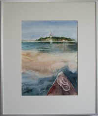 Blütenstaub auf dem Chiemsee